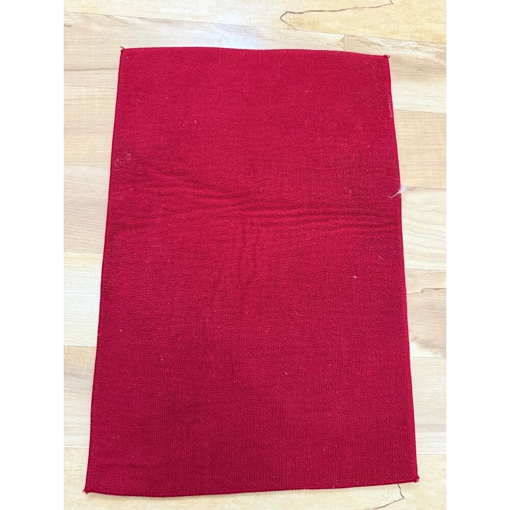 Red circle pattern floor mat - Picture 6 of 7